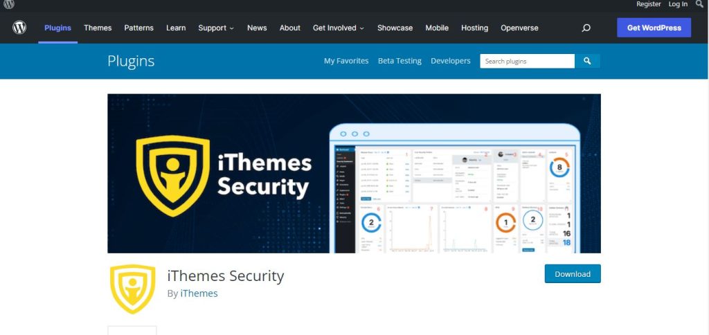 iThemes Security landing page