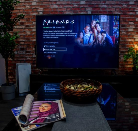 Living room and smart tv