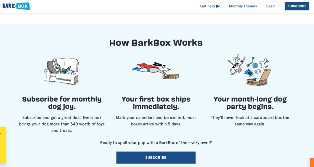 BarkBox page