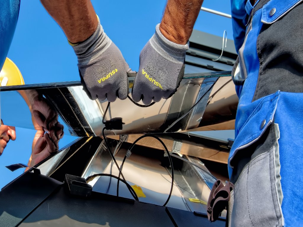 Construction of solar panels