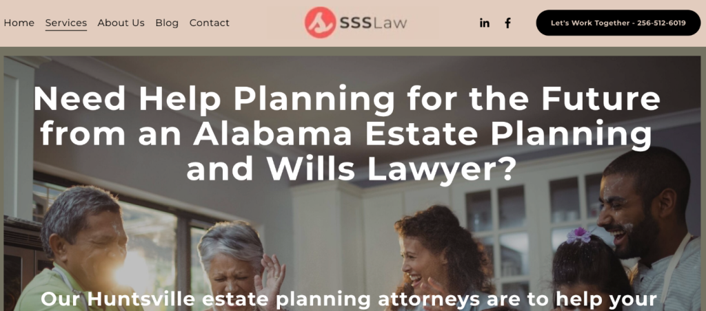 Sarah S. Shepard, LLC landing page