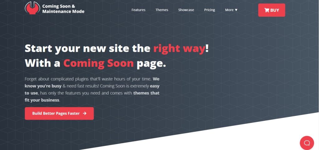 Coming Soon & Maintenance Mode landing page