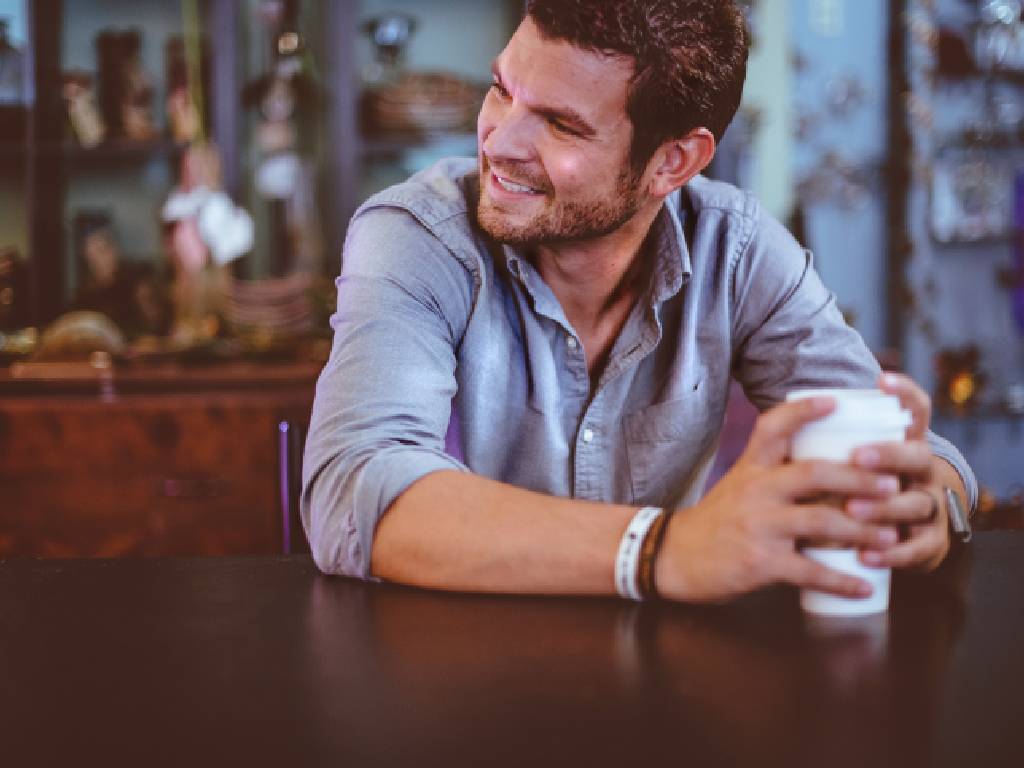 Man with coffee