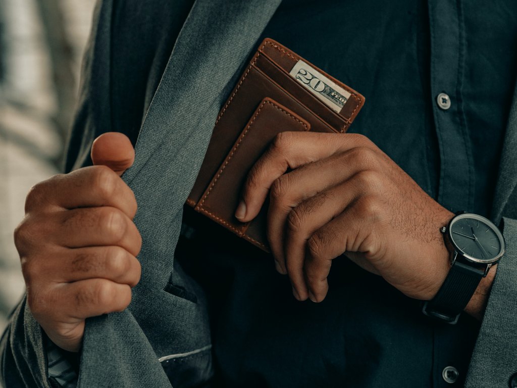 Man with a wallet