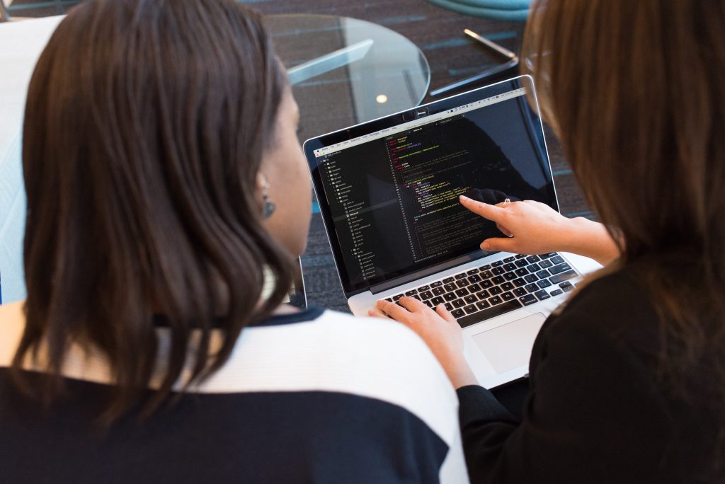 Women with laptop