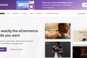 WooCommerce landing page