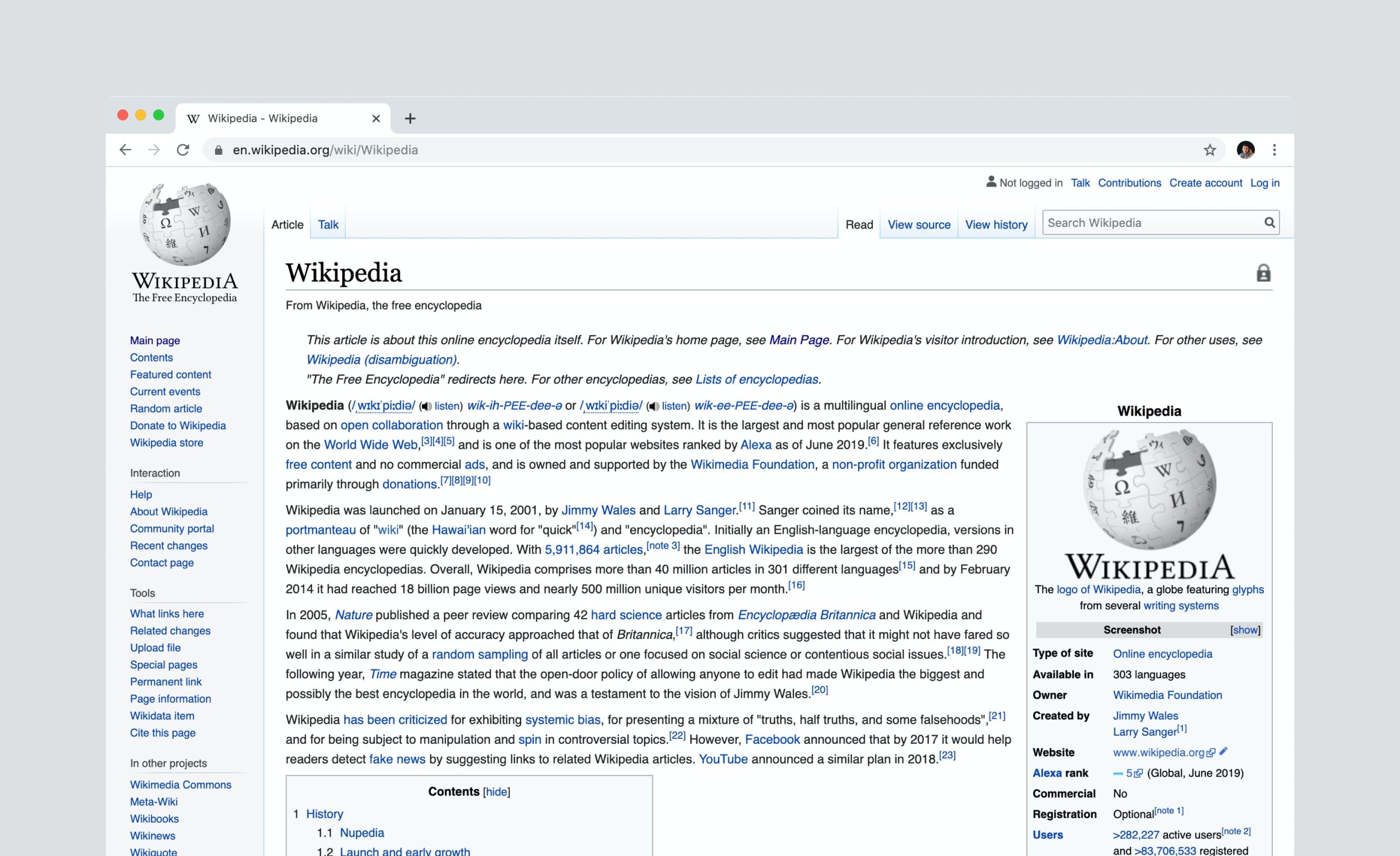 wikipedia site